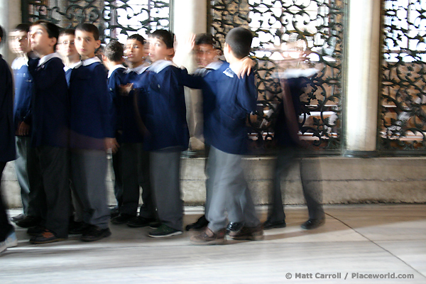 Turkish school boys