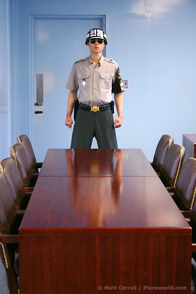 South Korean Guard in North Korea