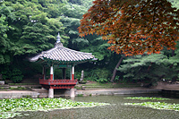 Pondside pavillion at Changdeokgung
