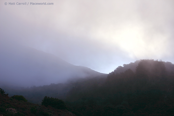 gap in the mist