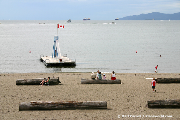 On Vancouver's English Bay Beach