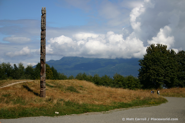 Totem pole at UBC Museum of Anthropology