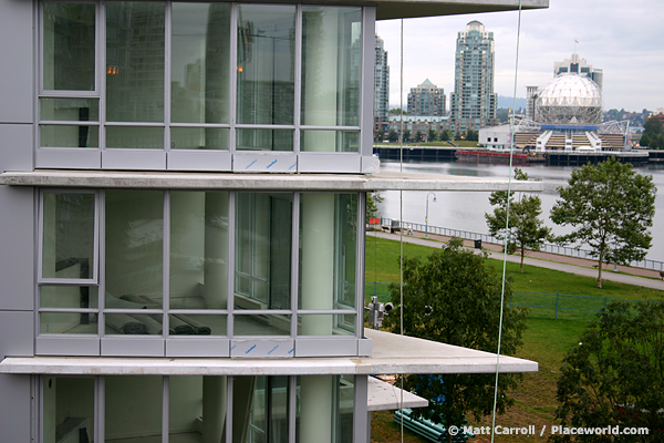 New housing across from Science World