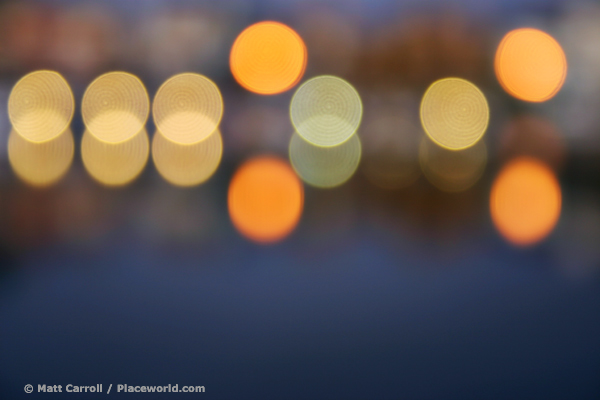 Intentionally blurry landscape at twilight - photographer Matt Carroll