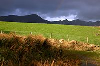 Mount Brandon and rainbow