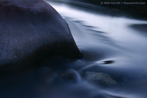 Sespe Creek Flowing by Moonlight