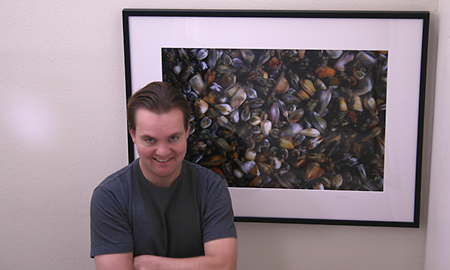 Me with Bean Clams, printed in 2006