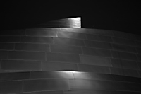 Disney Concert Hall in Moonlight