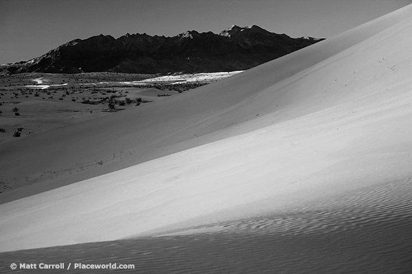 California desert dunes