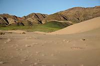 Mountains and Dunes in Northern Mojave