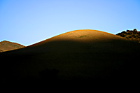 Last Light on Hilltop in the Countryside of Malaga Province