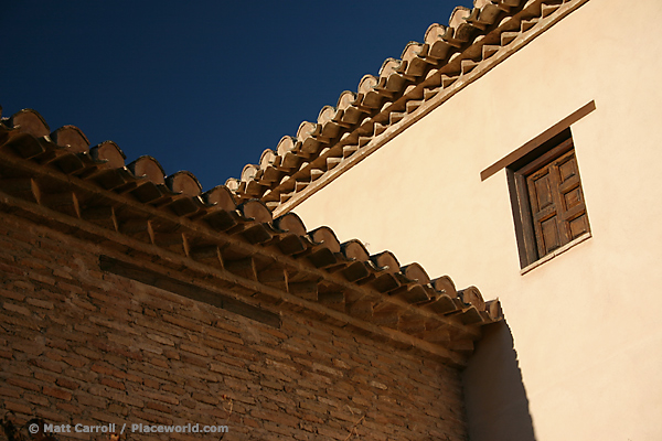 achitectual closeup of two adjacent buildings